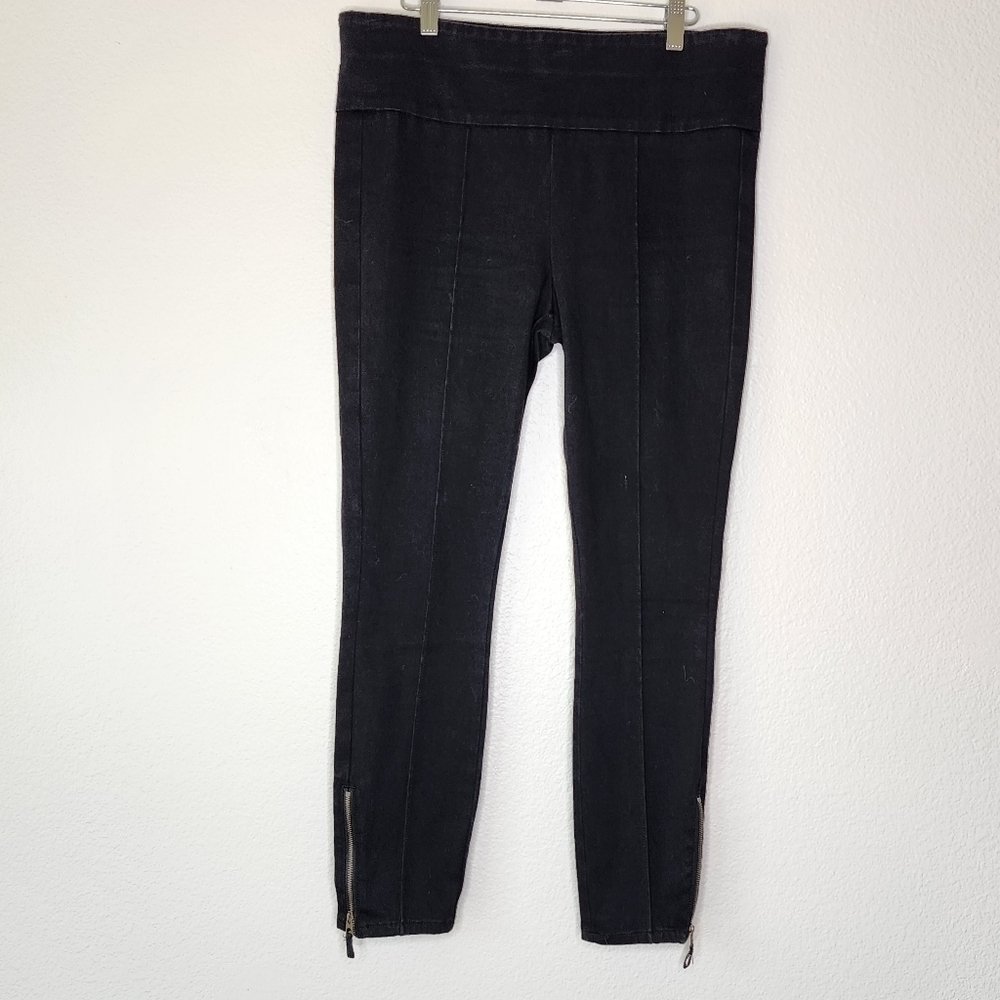 Pilcro & the Letterpress Black High Rise Denim Leggings 31